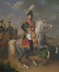 Retrato ecuestre del General Jean Rapp (1771-1821) 1816